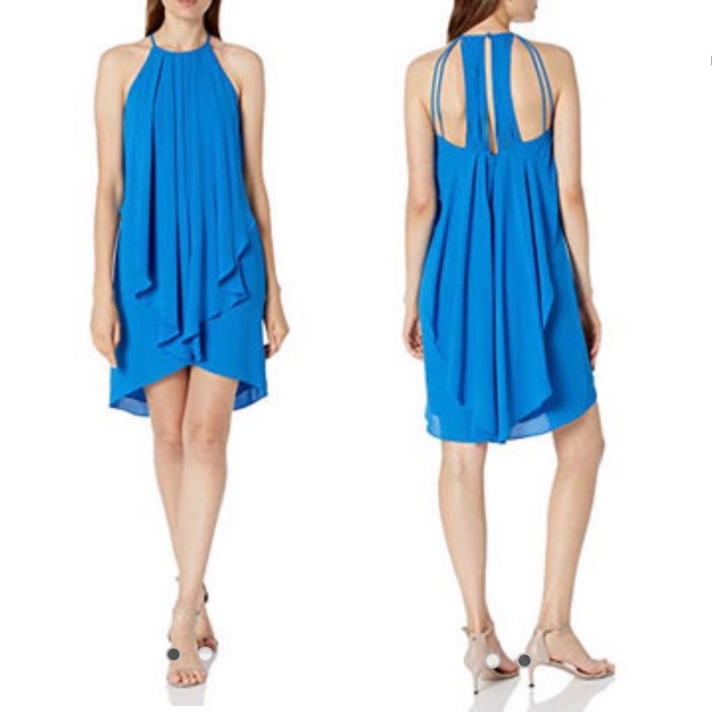 Halston wave dress Cocktail evening collection  2